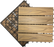 BABA Garden Deck DA-9014 - (MARBLE BROWN)