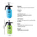 pressure sprayer with adjustable nozzle