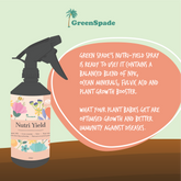 Green Spade Nutri-Yield fertilizer bottle