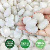 Pebbles Stone – GlossyBright White-42