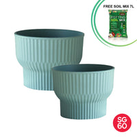 Round Butterfly Pot