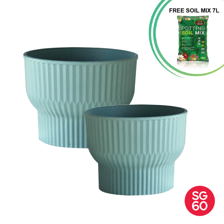 Round Butterfly Pot