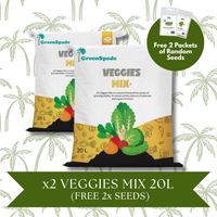 [Hot Bundle Sales] 2 VEGGIES MIX 20L (FREE 2x SEEDS)